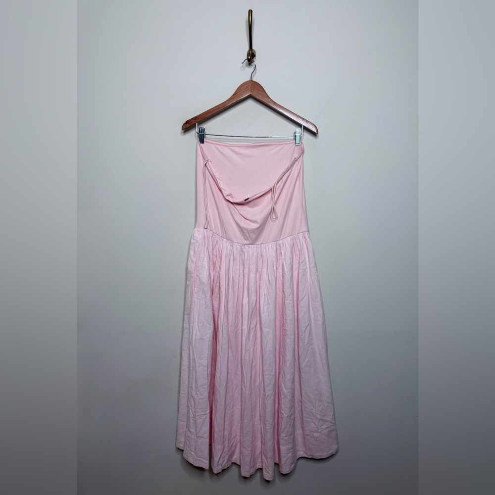 Free People Onda Tube Midi Dress in Pink Nectar - Picture 6 of 6